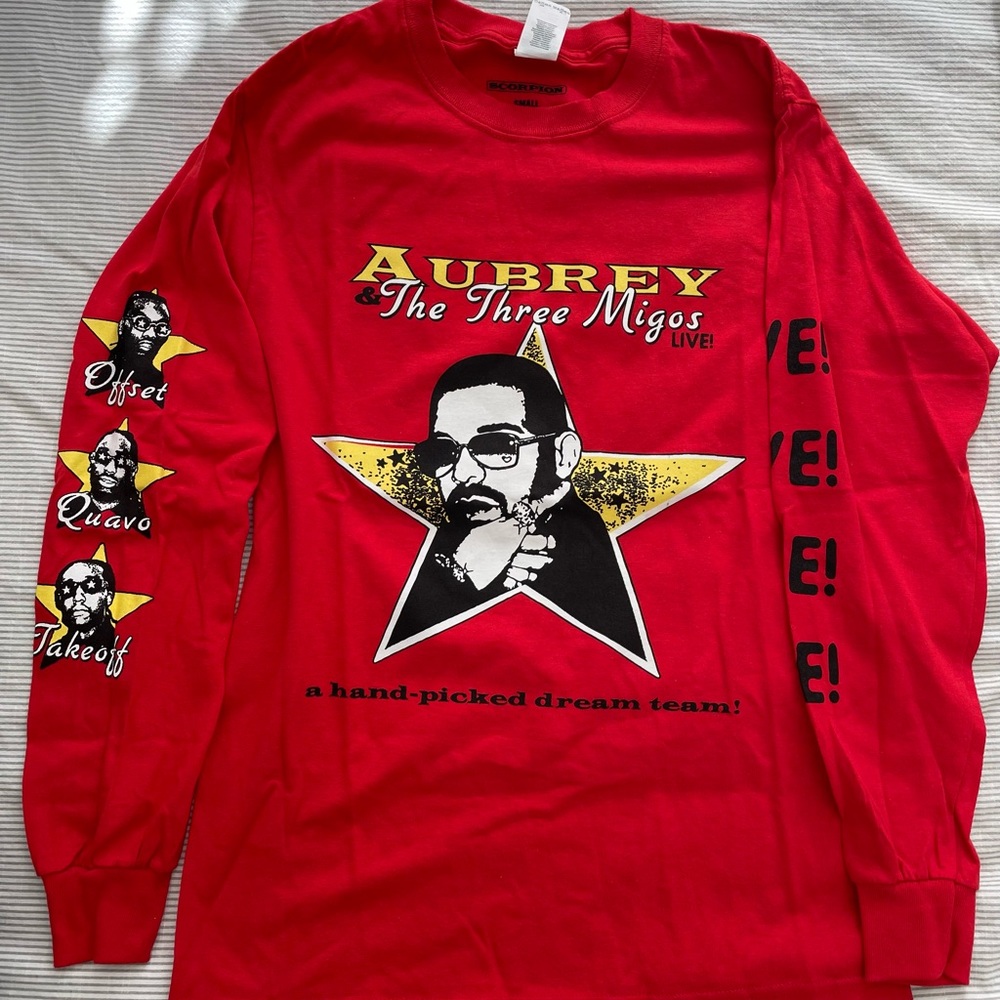 Drake/Migos tour Merch. Uni-sex M long sleeve